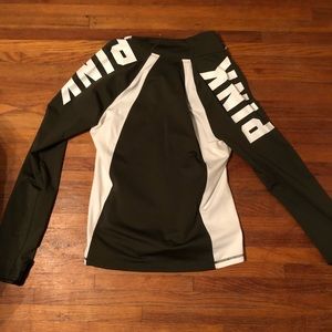 Pink half-zip pullover Size M